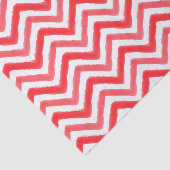 Rood Waterverf Chevron Tissue Paper Tissuepapier (Detail)