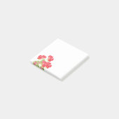 Rood Waterverf Geraniums 2 Post-it® Notes (Schuin)