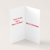 Rood waterverf karikatuur voor ongebruikelijke vak kaart (Binnen)