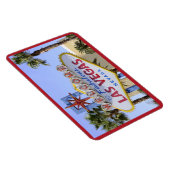 Rood welkomstbord Nevada Las Vegas Magneet (Rechterzijde)