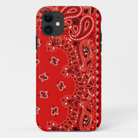 Rood Western bandenscharf Fabric Wrap
