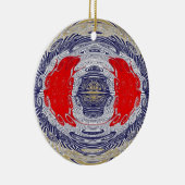 Rood-White-Blue Stretch Memorial Ornament (Rechts)