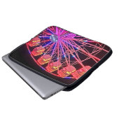 Rood wiel laptop sleeve (Voorkant onderkant)