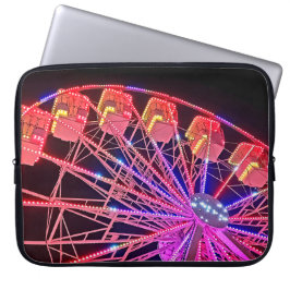 Rood wiel laptop sleeve