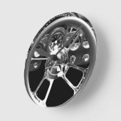 Rood wiel ronde klok (Hoek)