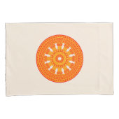 Rood wiel van Dharma (boeddhistische kunst) Kussensloop (Voorkant-Rechts)