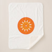 Rood wiel van Dharma (boeddhistische kunst) Sherpa Deken (Voorkant)