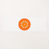 Rood wiel van Dharma (boeddhistische kunst) Yogamat (Voorkant (horizontaal))