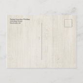 Rood wijn en bier opslaan Briefkaart Datum (Achterkant)