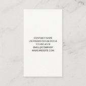 Rood wijnflesje visitekaartje (Achterkant)