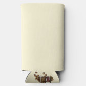 Rood wijnglas Druivenwijn Winetasting Seltzer Blikjeskoeler (Achterkant)