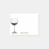 Rood wijnglas post-it® notes (Voorkant)