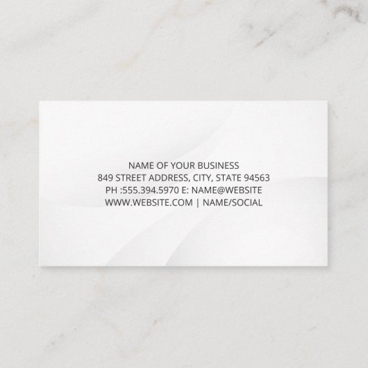 Rood wijnglas visitekaartje (Achterkant)