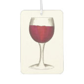 Rood wijnglas Wijn Lover Winery Merlot Cabernet Luchtverfrisser (Voorkant)