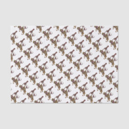 Rood-wijnstaafpatroon voor de glazen flacon tissuepapier