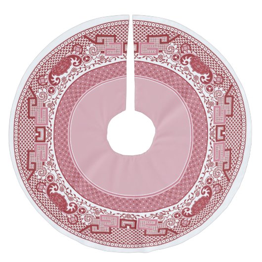 Rood-wilde-boomrok Kerstboom Rok (Voorkant)