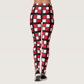 Rood Windows Check Legging (Achterkant)