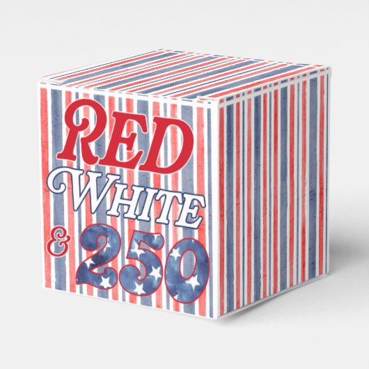 Rood Wit & 250 Bedankdoosjes (Voorkant Zijde)