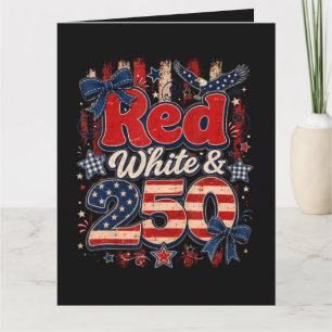 Rood Wit 250 Jaar Amerikaanse Vrijheid 1776-2026 Kaart