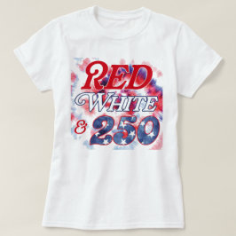Rood Wit & 250 tie-dye T-shirt
