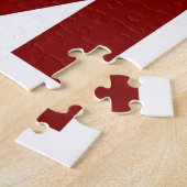 Rood & wit 6 Foto Collage Mam Legpuzzel (Zijkant)