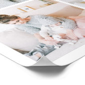 Rood & wit 6 Foto Collage Mam Poster (Hoek)