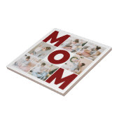 Rood & wit 6 Foto Collage Mam Tegeltje (Zijkant)
