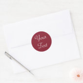Rood & Wit Aangepaste Bruiloft Stickers of Gift La (Envelop)