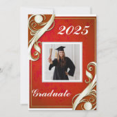 Rood wit Afstuderen 2025 Kaart (Voorkant)