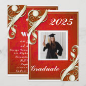 Rood wit Afstuderen 2025 Kaart (Voorkant / Achterkant)