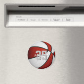 rood wit basketbal team partij gunsten magneet (Insitu (Vaatwasser))