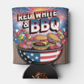 Rood Wit & BBQ Blikjeskoeler (Achterkant)