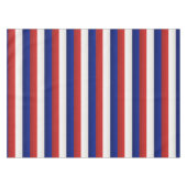 Rood Wit Blau Verlopen Strepen Tafelkleed (Voorkant (Horizontaal))