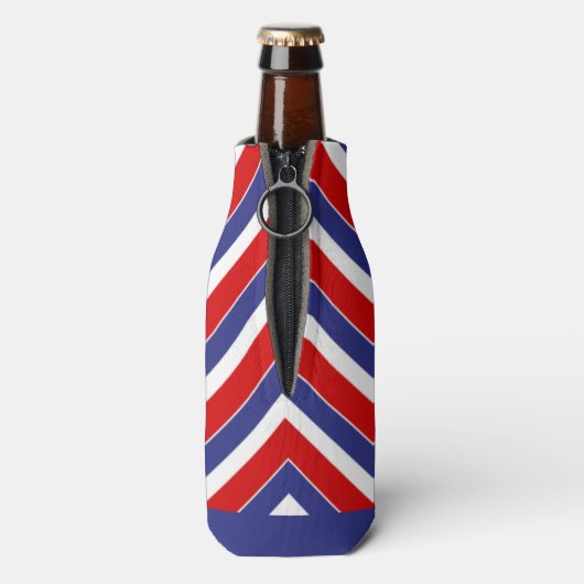 Rood, wit, blauw 1-DRINK FLESKOPER Flesjeskoeler (Fles Achterkant)