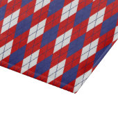 Rood, wit, blauw, 1-GLASS KUTBORD Snijplank (Hoek)