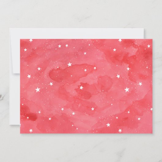 Rood Wit & Blauw 4 juli BBQ Uitnodiging (Achterkant)