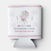 Rood Wit & Blauw | 4 juli Reünie Blikjeskoeler (Achterkant)