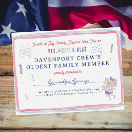 Rood Wit & Blauw | 4 juli Reunion Award