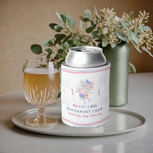 Rood Wit & Blauw | 4 juli Réunion Blikjeskoeler