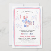 Rood Wit & Blauw | 4 juli Réunion Kaart (Voorkant)