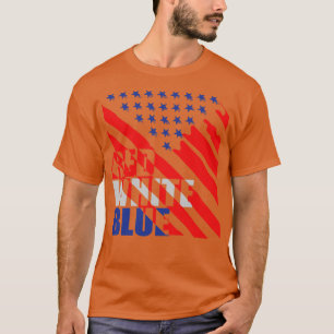 Rood Wit Blauw Aan T-shirt