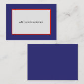 Rood Wit Blauw Aanvullende informatie Informatiekaartje (Voorkant / Achterkant)