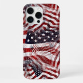Rood Wit Blauw Amerikaanse Strepen Sterren Vlag Pa iPhone Hoesje (Achterkant)