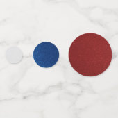 Rood, Wit, Blauw Argyle 4 Juli Glitter Confetti (Voorkanten)
