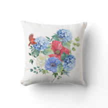 Rood/Wit/Blauw Bloemboeket met Vogels