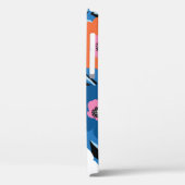 Rood Wit Blauw: Bloemen Scandinavisch. Case-Mate iPhone Case (Achterkant / Links)