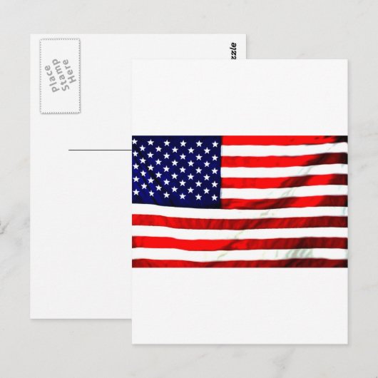 Rood wit Blauw Briefkaart (Voorkant / Achterkant)