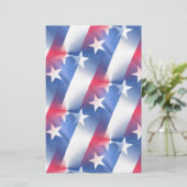 rood wit blauw briefpapier (Staand voorkant)
