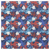 Rood Wit Blauw Camo Pattern Afstuderen Stof (Swatch)