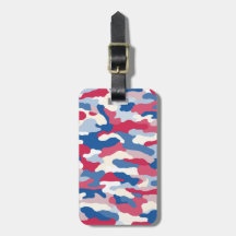 Rood Wit Blauw Camouflage Custom